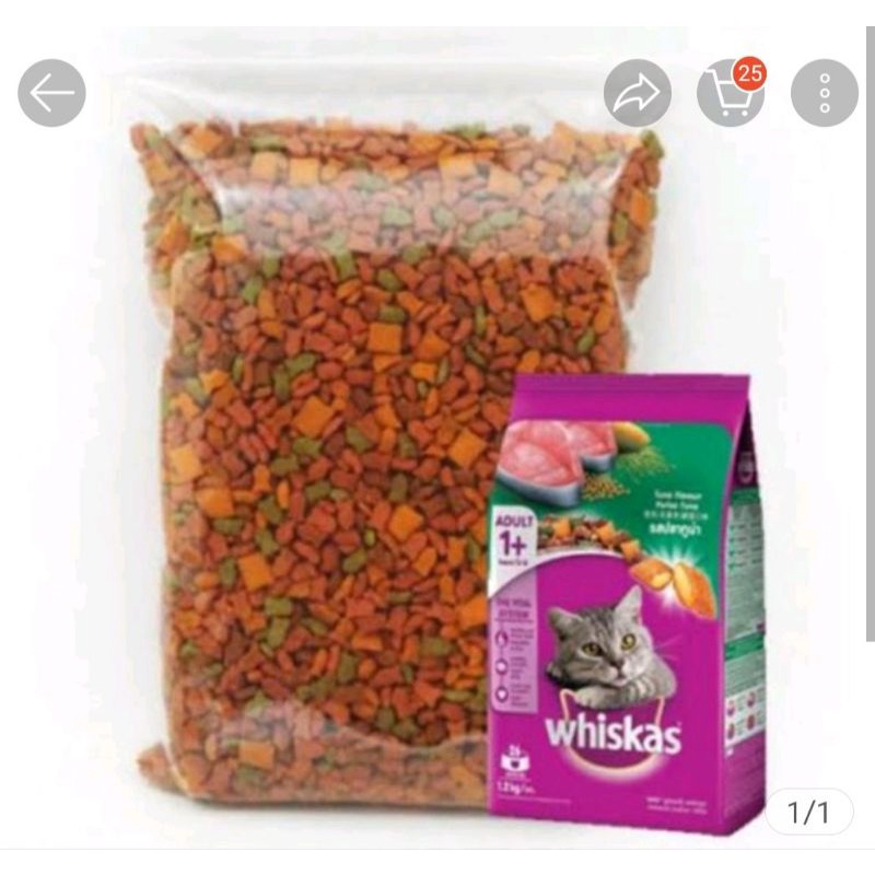 Whiskas 500Gram - Makanan Kucing Whiskas dry food