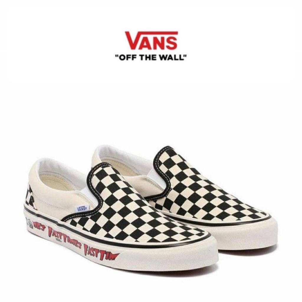 Vans Slip On 98 DX Fast Time Checkerboard Original