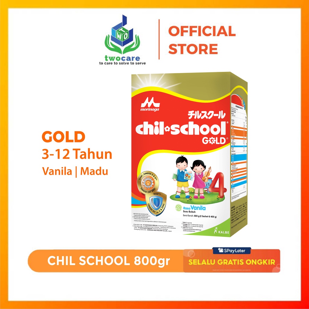 Morinaga Chil School Gold 800 gr - Susu Pertumbuhan Anak