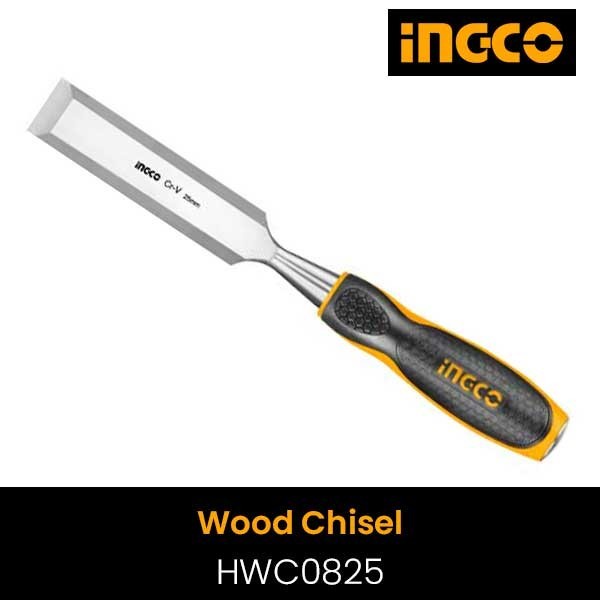 

Ingco HWC0825 Wood Chisel CR-V Pahat Kayu 1 Inch 25mm