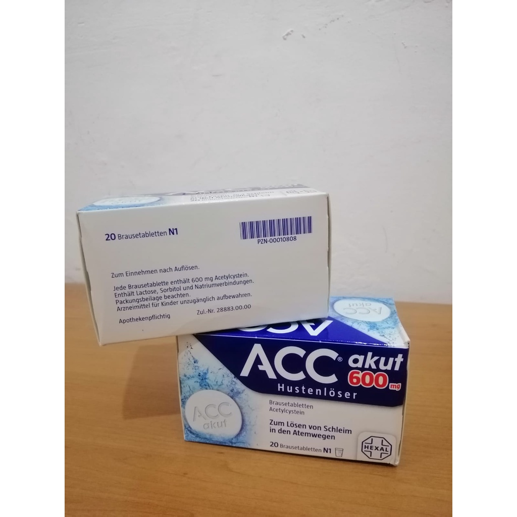 Obat Batuk ACC Akut 600 asli Jerman isi 20 tablet