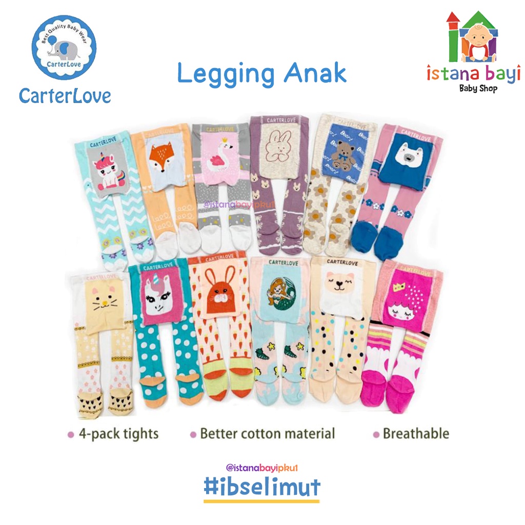 Legging Cotton Rich/Cotton Tight - Legging Bayi/CARTERLOVE LEGGING TUTUP KAKI/BUKA KAKI