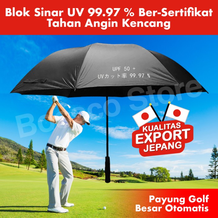 Payung Payung Besar Otomatis Payung Golf Jumbo Premium Anti Uv Payung Mobil