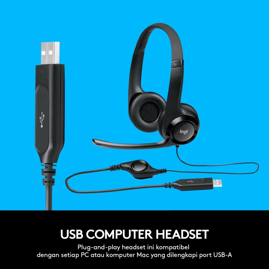 Headset Logitech H390 USB |