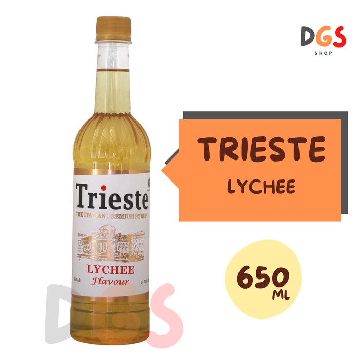 

SYRUP TRIESTE LYCHEE - SIRUP RASA LYCHEE - 650 ML