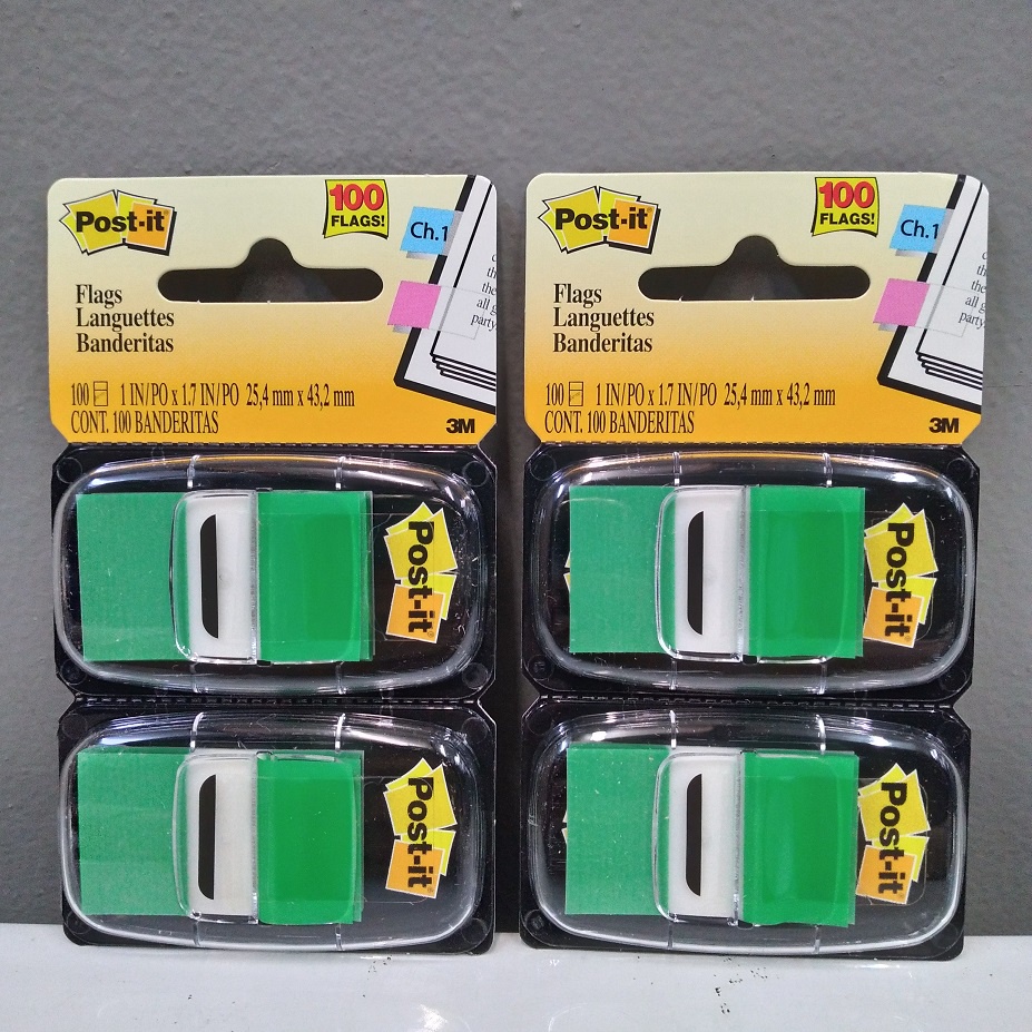 

3M Post It Flags 680-GN2 isi 2 pad 100 lembar