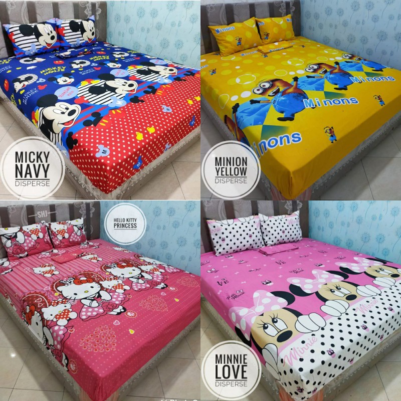 Jual Sprei Homemade Beragam Motif Karakter Varian Sprei X