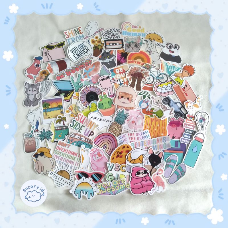 

[TERMURAH] Sticker Random | Stiker Aesthetic | Stiker Anti Air | Stiker Lucu | Stiker Deco | Sticker Tumbler | Stiker Estetik | Stiker Hp | Stiker Case | Stiker Murah | Sticker Bujo | Stiker Tumblr | Stiker Waterproof | Stiker Jurnal | Stiker Scrapbook