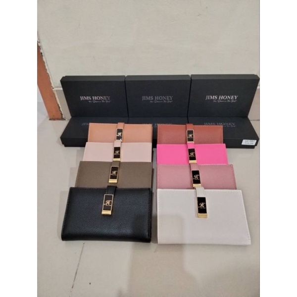Velvet wallet dompet lipat wanita original jims honey realpic exclusive free box