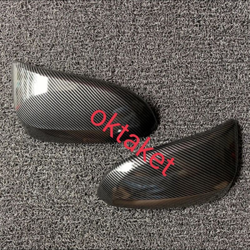 cover spion Innova Zenix 2023 2024 Hitam Chrome Carbontivo Carbon Glossy Gr