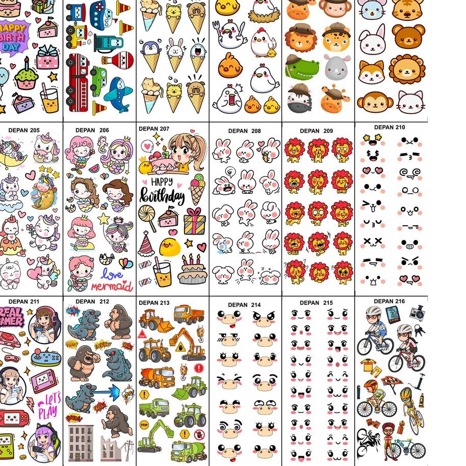 

Discount | [TD4] | Edible Stamp / Sticker Makanan 199 - 216