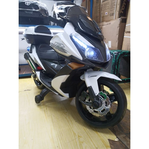 motor aki rcx/ pcx besar ban karet