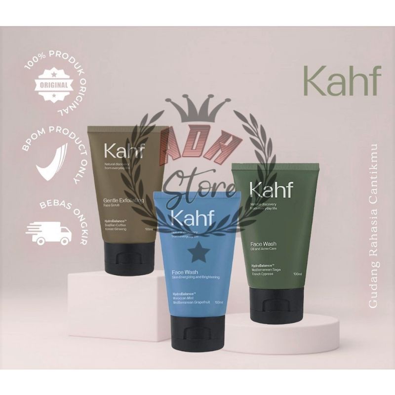 Jual Kahf Facial Wash 100 ml Shopee Indonesia