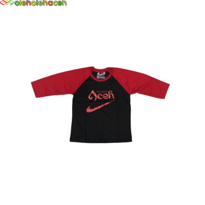 Kaos anak-anak khas Aceh/t-shirt anak-anak the light of Aceh - M