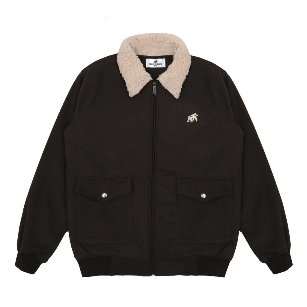 JAKET LASKET BULU HOUSE OF SMITH - JAKET SMITH HARRINGTON - JACKET PRIA - JAKET BULU PREMIUM - JAKET