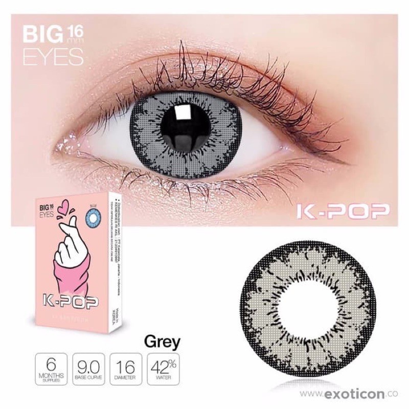 SOFTLENS X2 KPOP (NORMAL) BY EXOTICON BIG EYES 16 MM