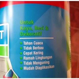 Jual Cat Polibest Aqua Paint L Cat Kayu Besi Cat Water Based