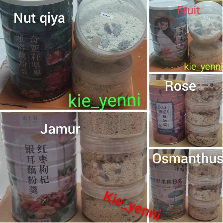 

[KODE BWQZW] (SHARE JAR) Oufen Lotus Root Powder / bubur akar teratai / chia seed/bubuk teratai