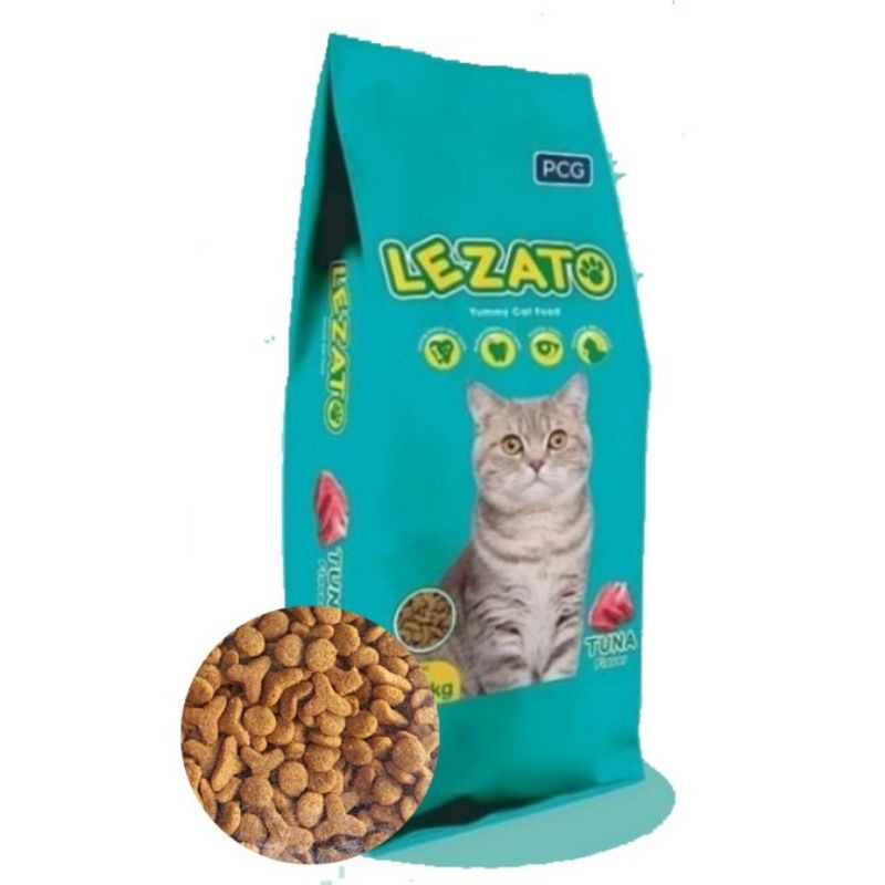 LEZATO Cat Food Tuna 1kg FRESHPACK dari pabrik