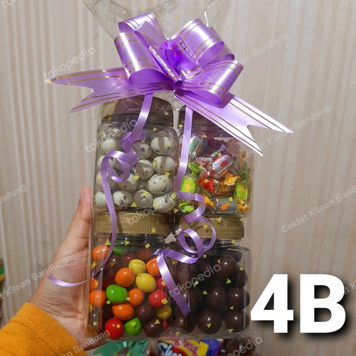 

✨READY✨ -Parsel Ramadan paket hemat coklat toples susun 6 - parsel toples 6- 1.1.23