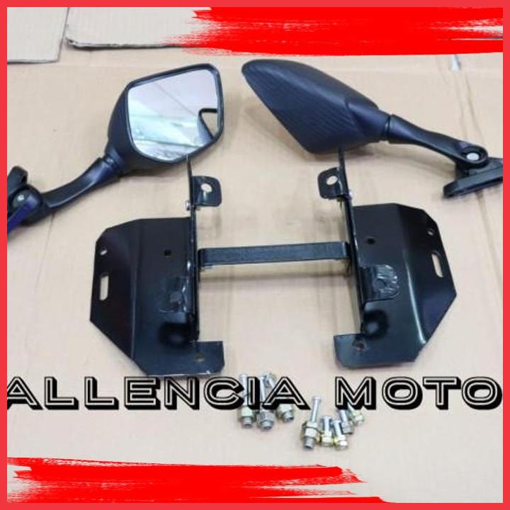 (VLN) SPION R25 NMAX CARBON GAGAGNG BESAR - BRAKET SERPO + SPION NEMO/MHR