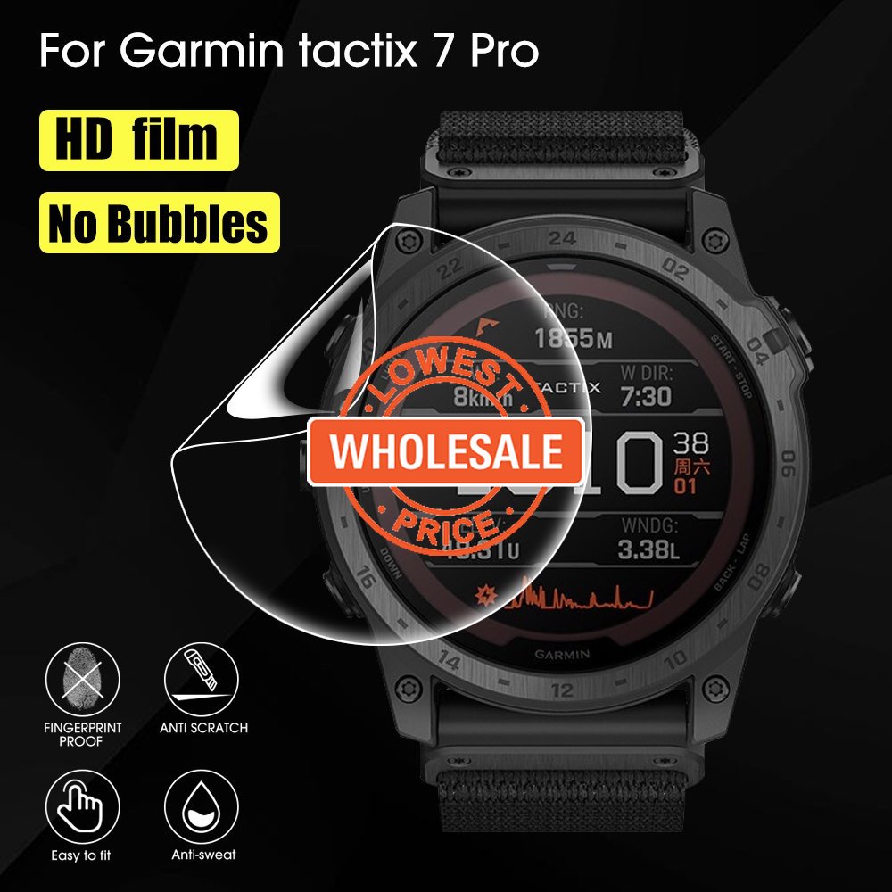 [Harga Grosir]5pcs Film Hydrogel Pelindung Layar Smartwatch Garmin Tactix 7 Pro / Ultra Clear Anti Gores