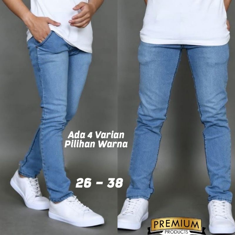 CELANA PANJANG JEANS PRIA/CELANA JEANS MELAR PRIA