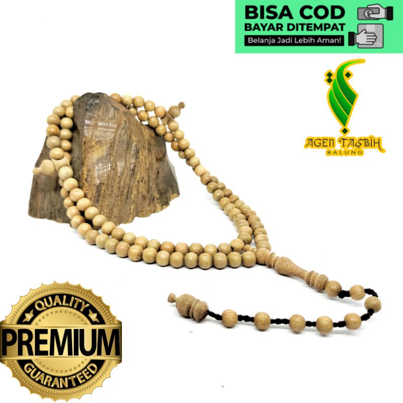 Tasbih Kayu Bidara Arab Size 6mm asli original