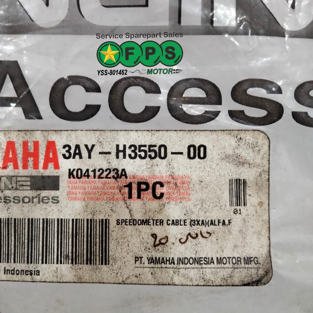 KABEL SPIDOMETER VEGA, FORCE / 3AY-H3550-00 / SPEEDOMETER CABLE