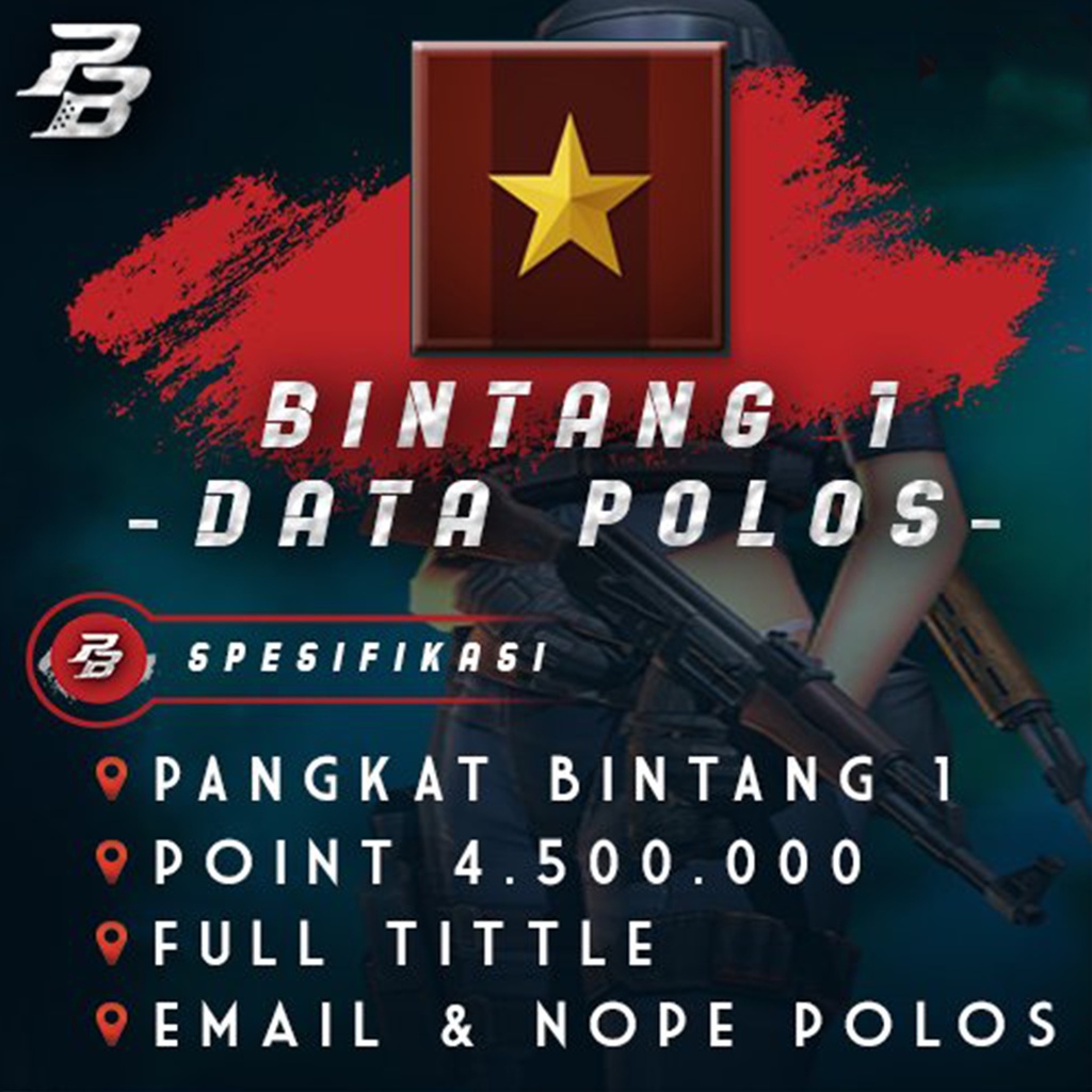 Char PB bintang 1 data polos no verif