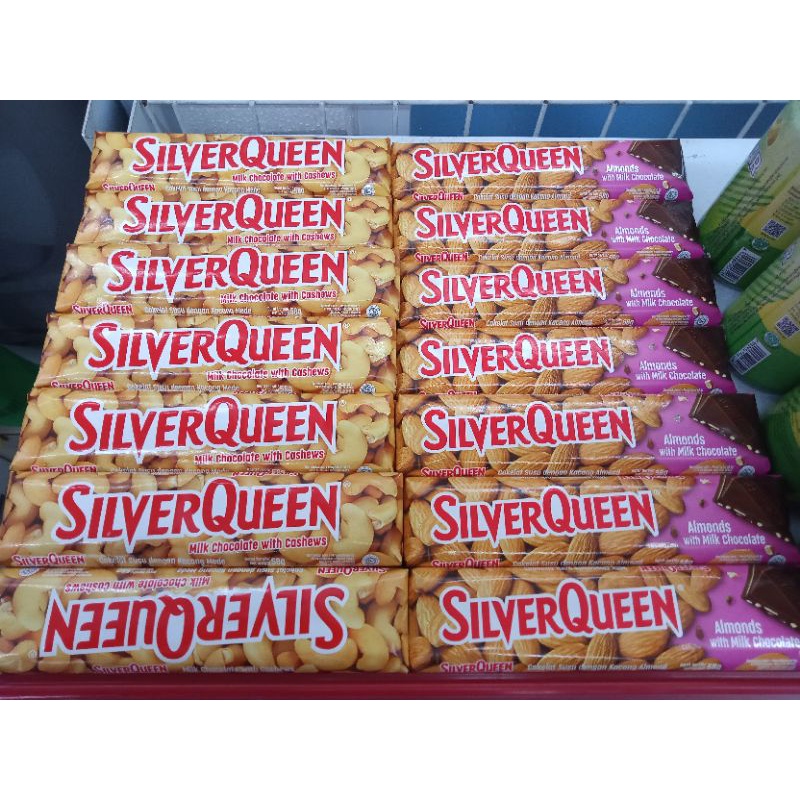 

SILVER QUEEN 62gr TERMURAHHH