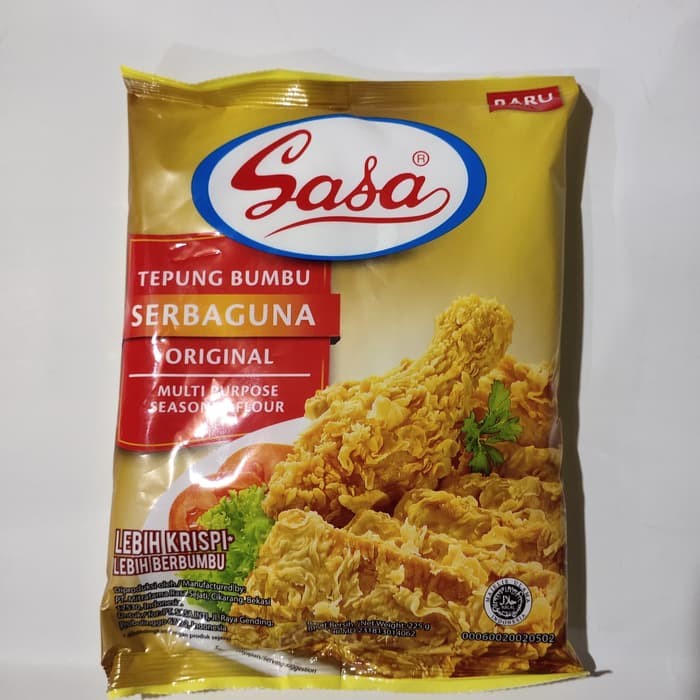 

Tepung Bumbu Serbaguna Original 210 Gram Sasa Serbaguna Krispi