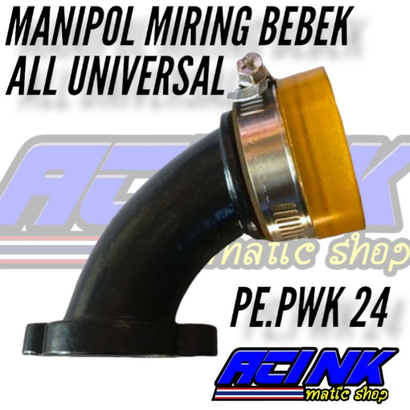 intake manipol bebek miring Murah pnp karbu pwk pwl pe king dll ukuran pe 24 26 28 manipol miring