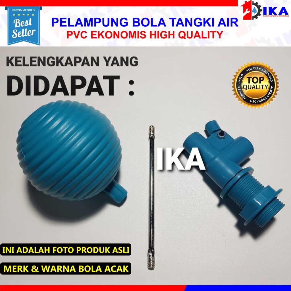 PELAMPUNG AIR OTOMATIS MURAH  1/2&quot; 3/4&quot; KRAN AIR OTOMATIS PELAMPUNG BOLA PVC MIRIP SUNMATIC TERMURAH