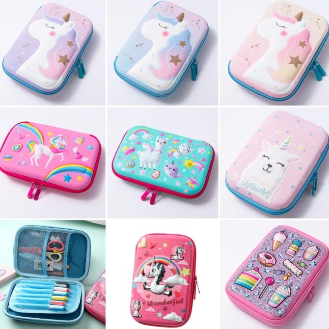 

Kotak Pensil Anak Tempat pensil 3D Timbul Lookalike Hardcase import