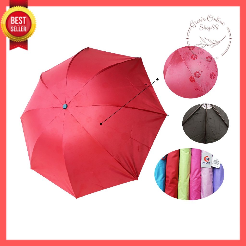 GOS -A403- Payung Lipat 3D Magic - Payung Motif Anti UV - Payung Lipat Kecil Motif 3D - Magic Umbrella