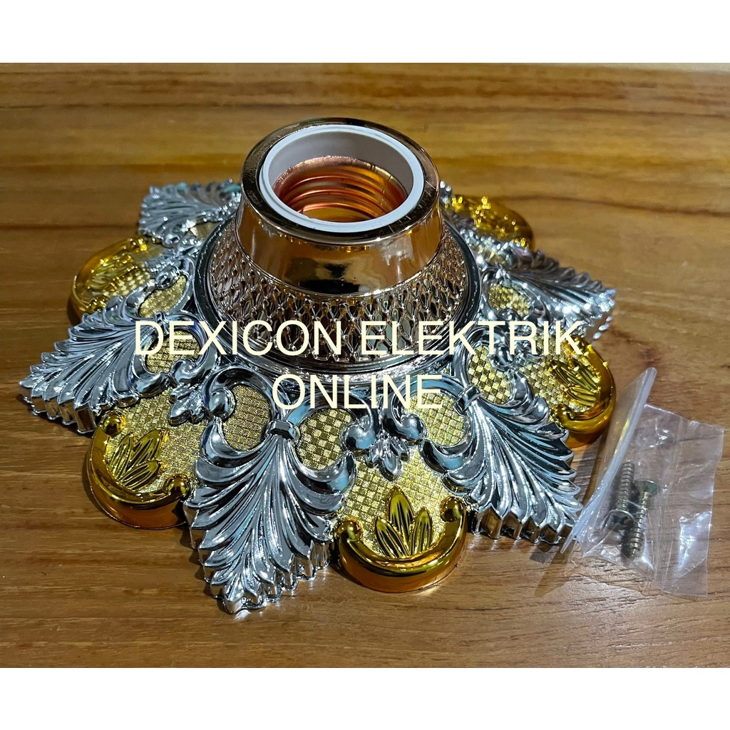 fitting lampu plafon/DPL08HSG/fitting lampu/fitting plafon murah/fitting plafon hias/lampu hias