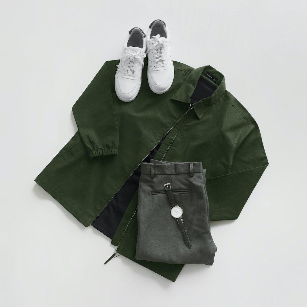 Matters Outerwear jaket Kanvas Pria Saint Army