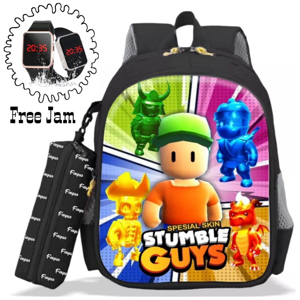 tas sekolah anak sd laki - tas ransel anak cowo - tas anak stumble guys