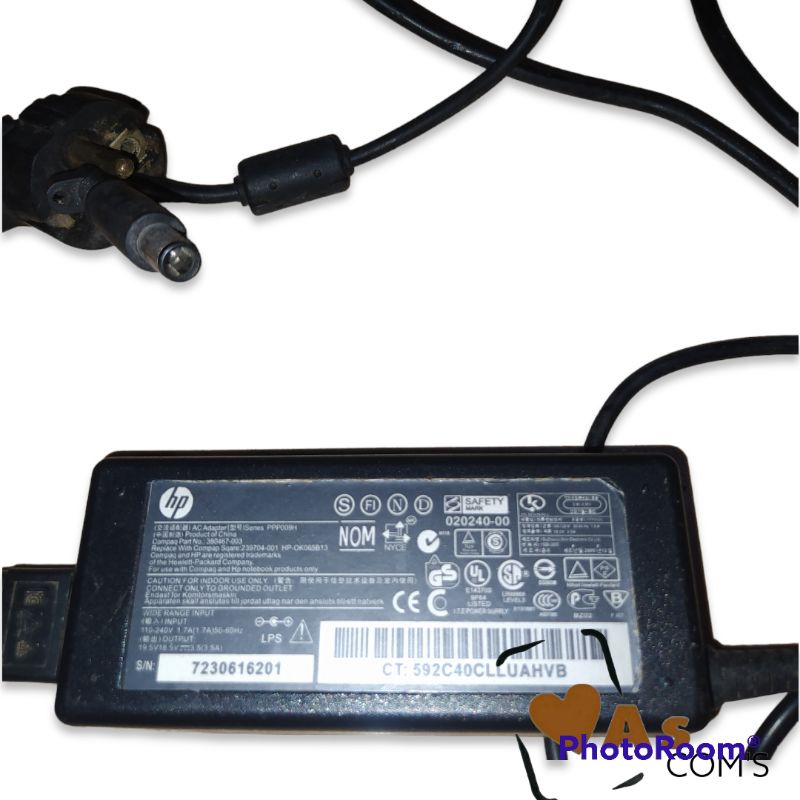 HP Compaq - Charger Adaptor Laptop Notebook