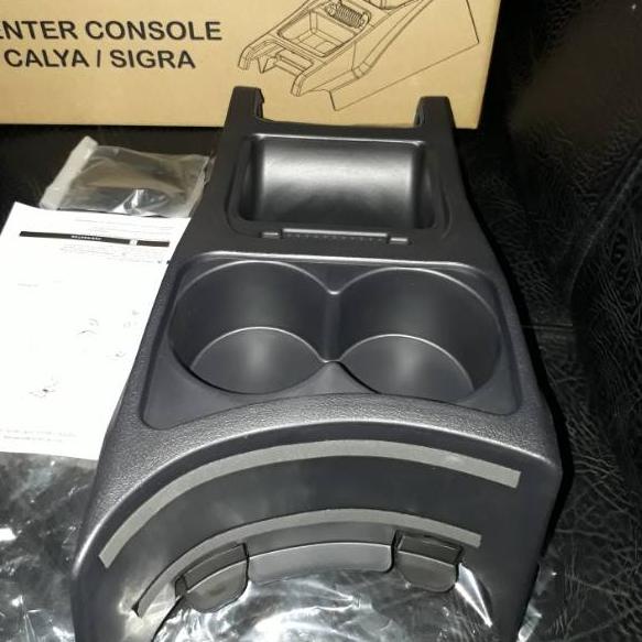 BestSeller  CONSOLE BOX CALYA / SIGRA LENGKAP DGN BREKET, RING, BAUT DAN MANUAL BOOK TINGGAL PASANG.