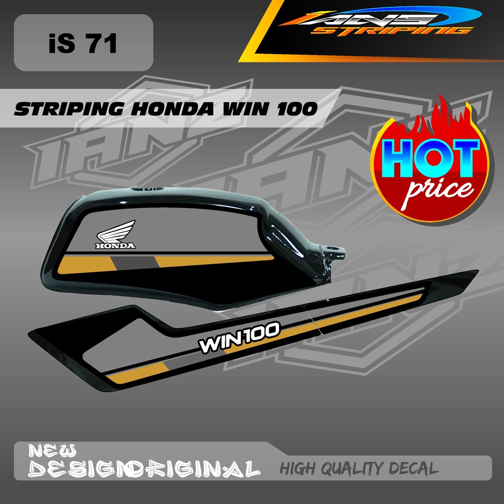 NEW STRIPING CUSTOM WIN100 HOLOGRAM / NON HOLOGRAM IS71