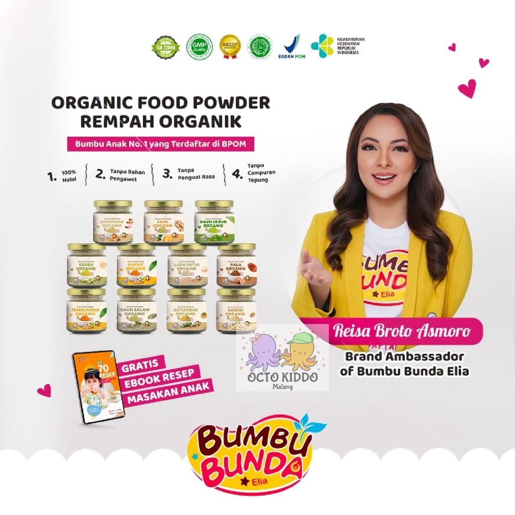 

BUMBU BUNDA KALDU BUBUK NON MSG 50GRAM KALDU SEHAT MPASI