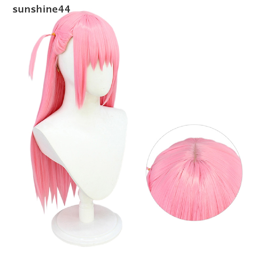 Wig Cosplay Gotou Hitori Cosplay Sunshine Anime Bocchi The Rock Panjang 70cm.