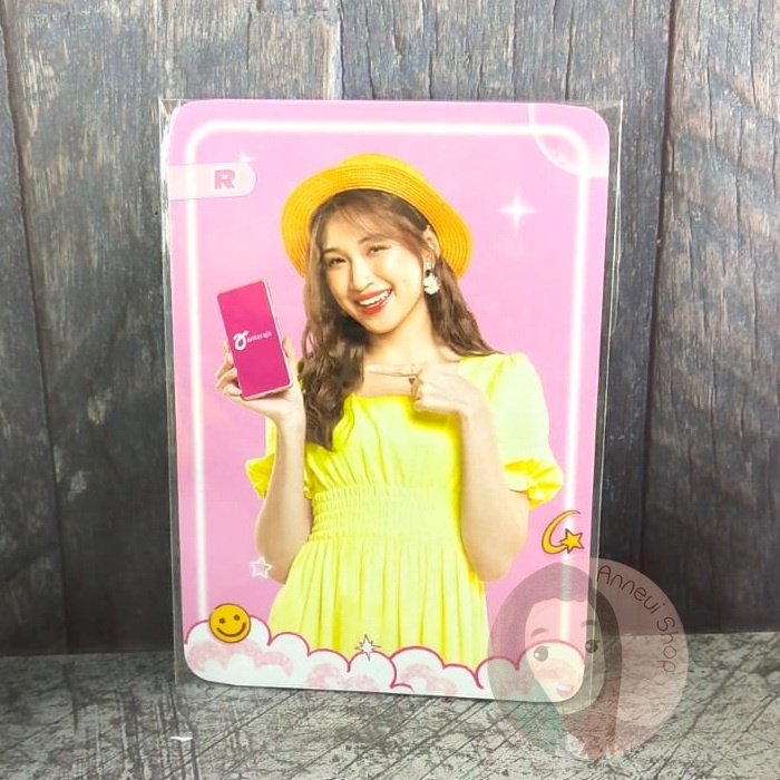 PC Photocard Kartu R Anteraja x JKT48 Chika Christy Feny Fiony Gracia Jinan Marsha Shani Zee Senbatsu Single Flying High