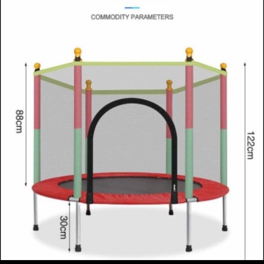 Tram Trampoline Anak Trampolin Anak Jaring Aman