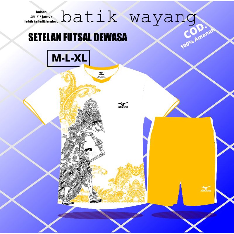 BAJU KAOS JERSEY SEPAK BOLA OLAHRAGA  FUTSAL SETELAN DEWASA WAYANG TERBARU BAHAN MILANO NYAMAN LEMBUT DI PAKAI BSA DI PAKAI SEHARI HARI COCOK UNTUK OLAHRAGA BOLA FUTSAL VOLLI PRIA WANITA