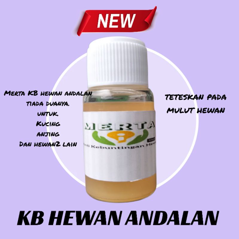 MERTA CAT ANTI KEHAMILAN HEWAN VITAMIN HEWAN ANTI KEBUNTINGAN HEWAN KB HEWAN., KUCING, ANJING DLL
