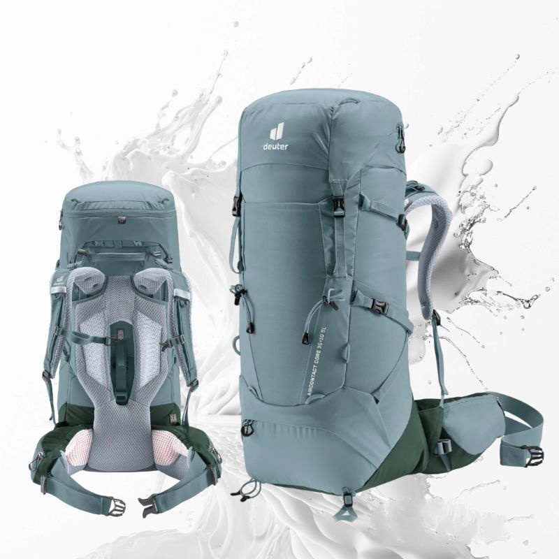 TENDAKI •Tas Deuter Aircontact Core 35+10SL - 40+10 - 45+10SL - 50+10 - Trekking Backpack