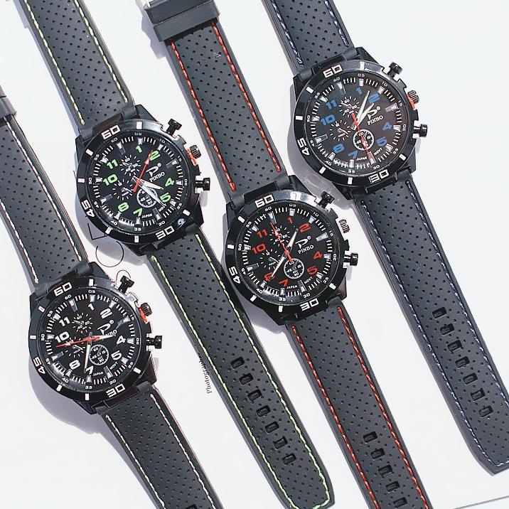 FAA202 Jam Tangan Pria Sport Korea Quartz Analog Fashion Korea / Jam Tangan Pria Sport Chrono Import